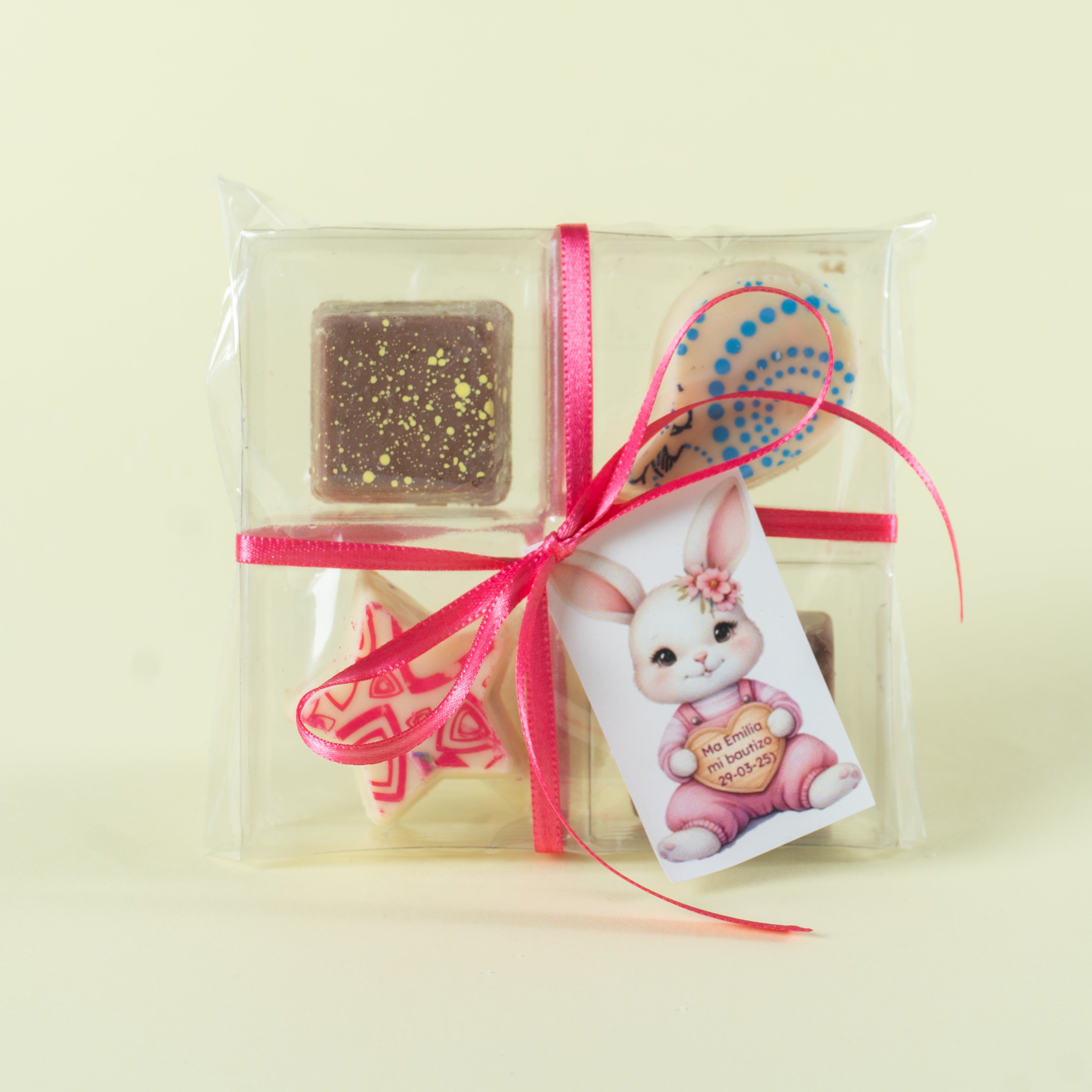 Paquete de 30, 50 ó 70 Blisters de 4 chocolates