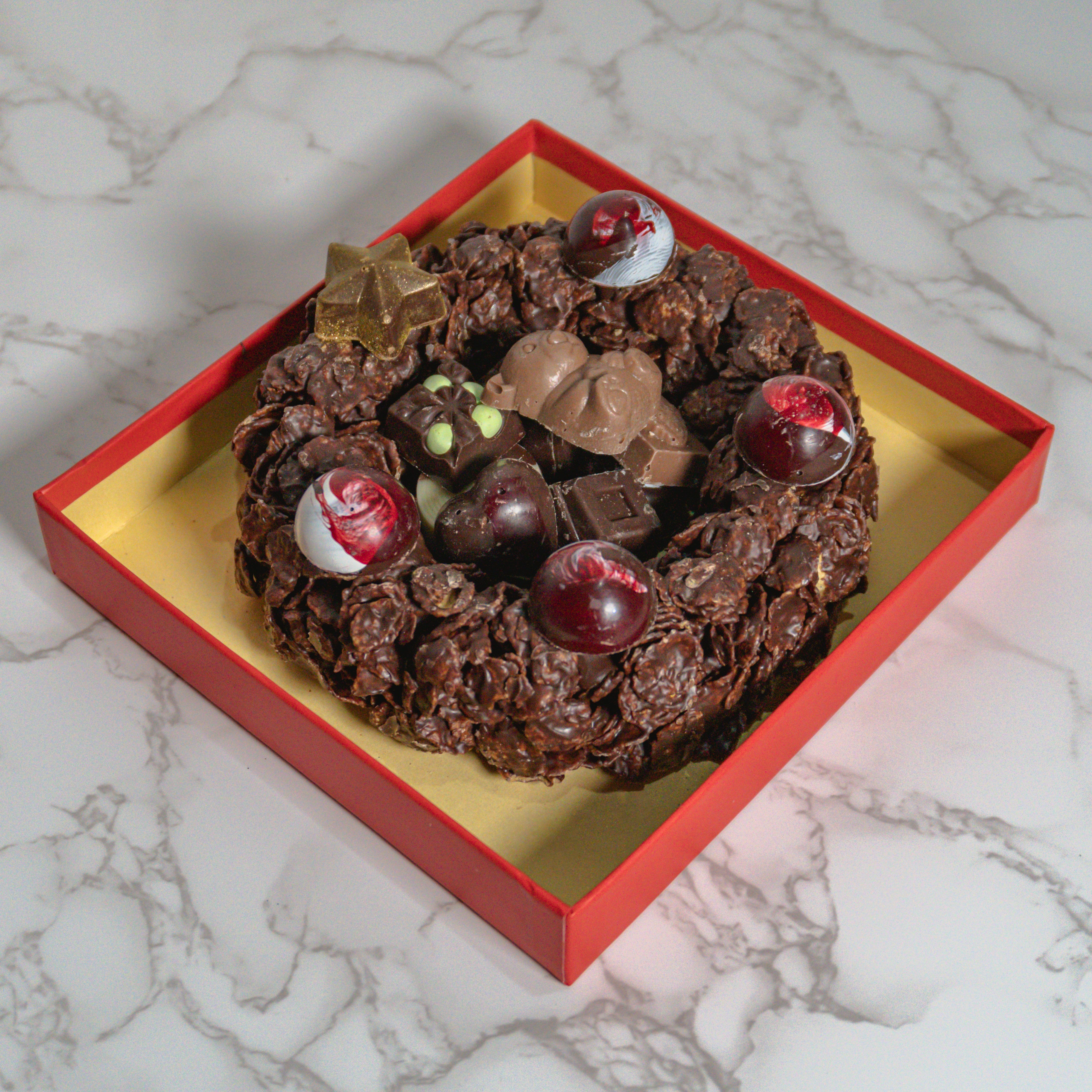 Rosca Navidad de Chocolate