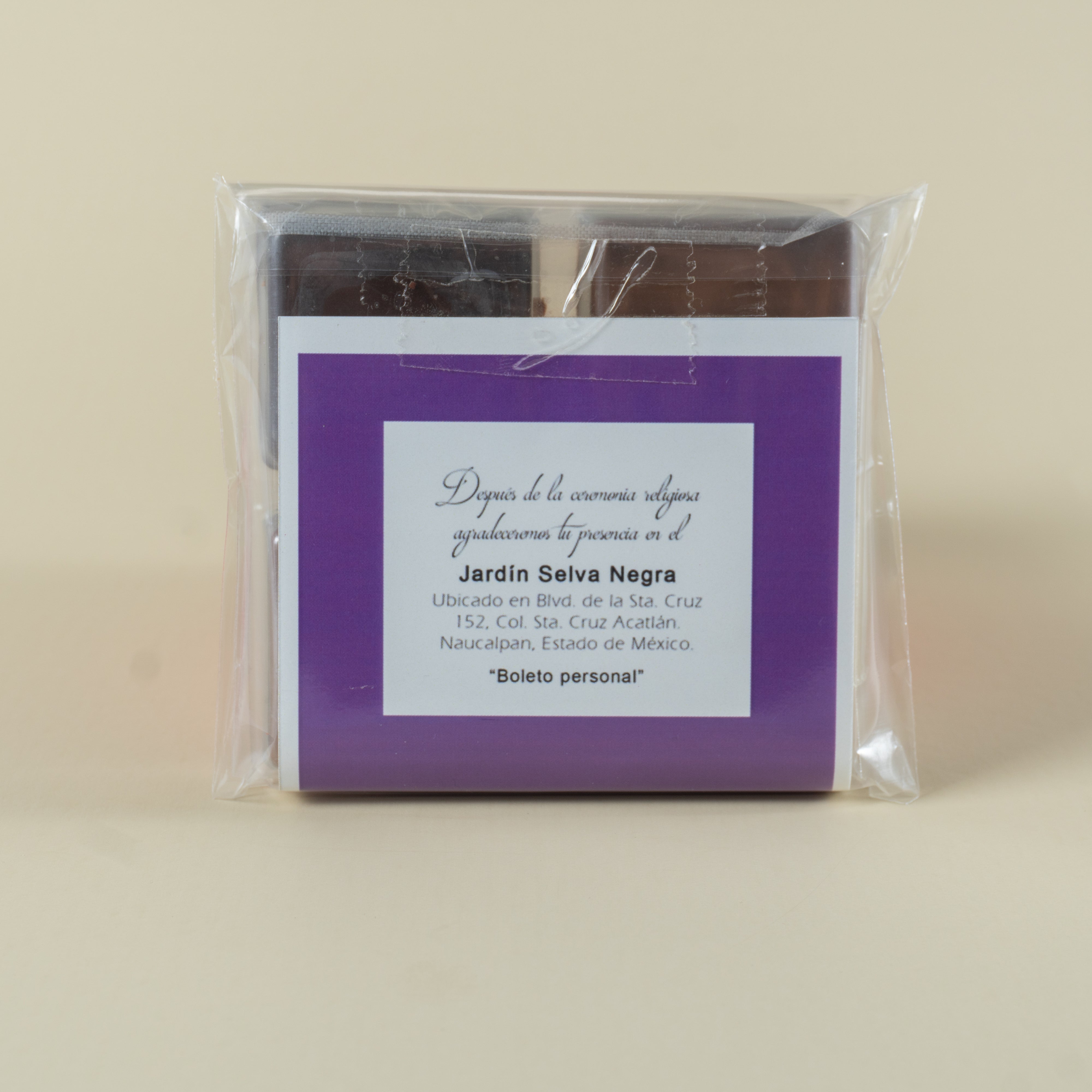 Paquete de 30, 50 ó 70 Carteritas de 4 chocolates