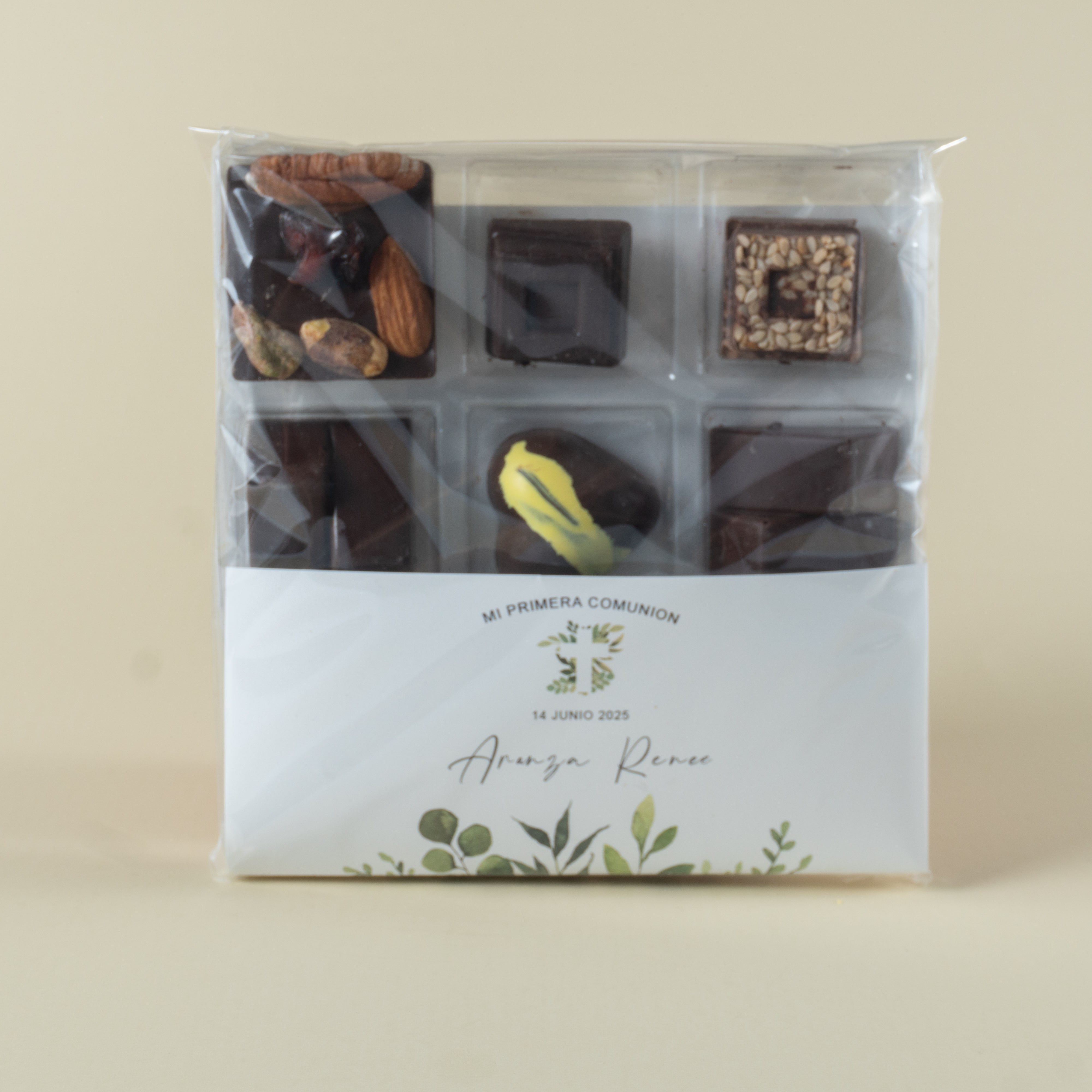 Paquete de 30, 50 ó 70 Carteritas de 9 chocolates