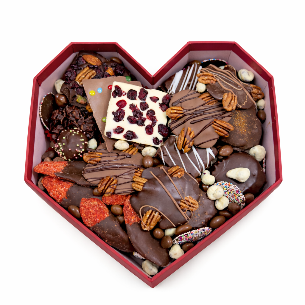 Corazón Deluxe de Chocolates para Mamá
