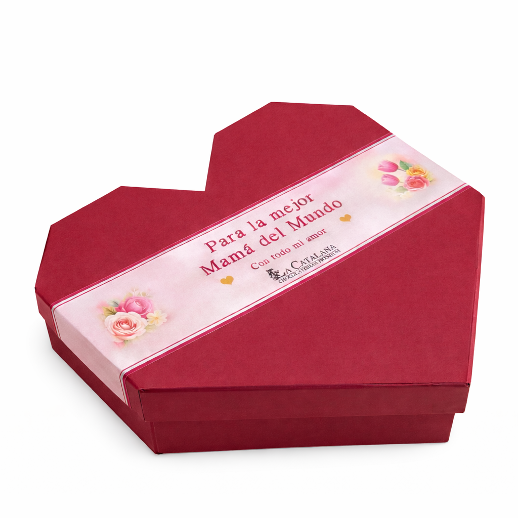 Corazón Deluxe de Chocolates para Mamá