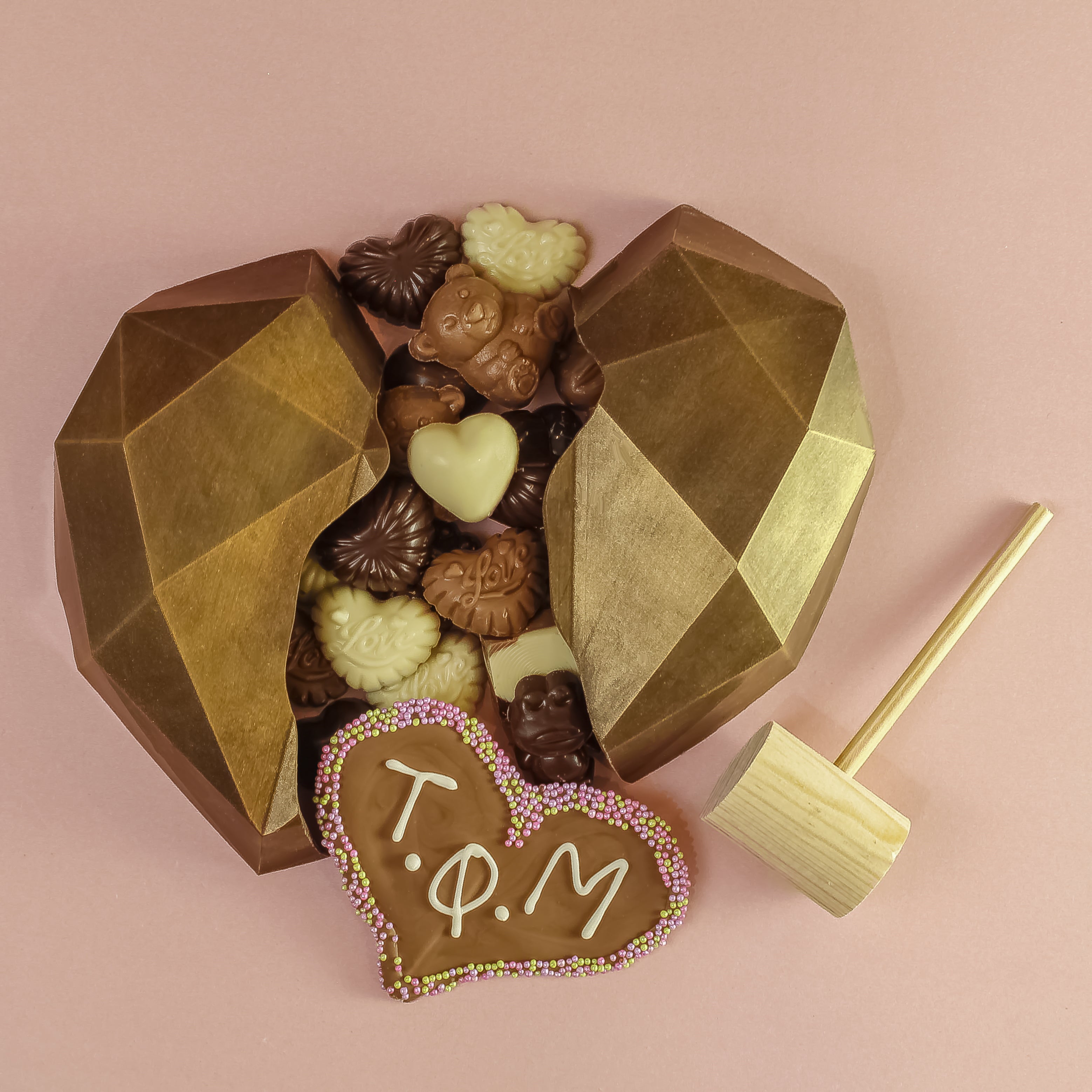 Corazón Sorpresa de Chocolate