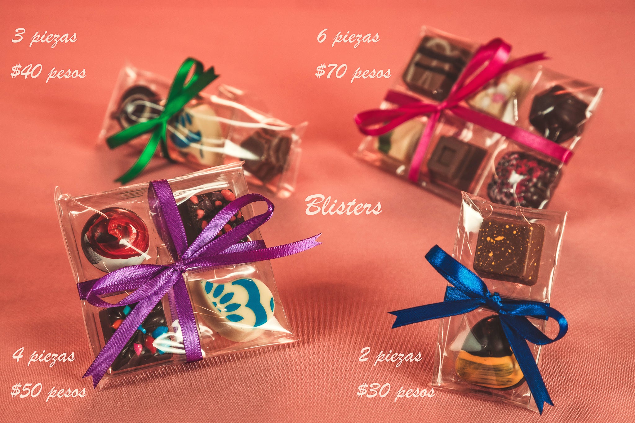 Blísters de Chocolates