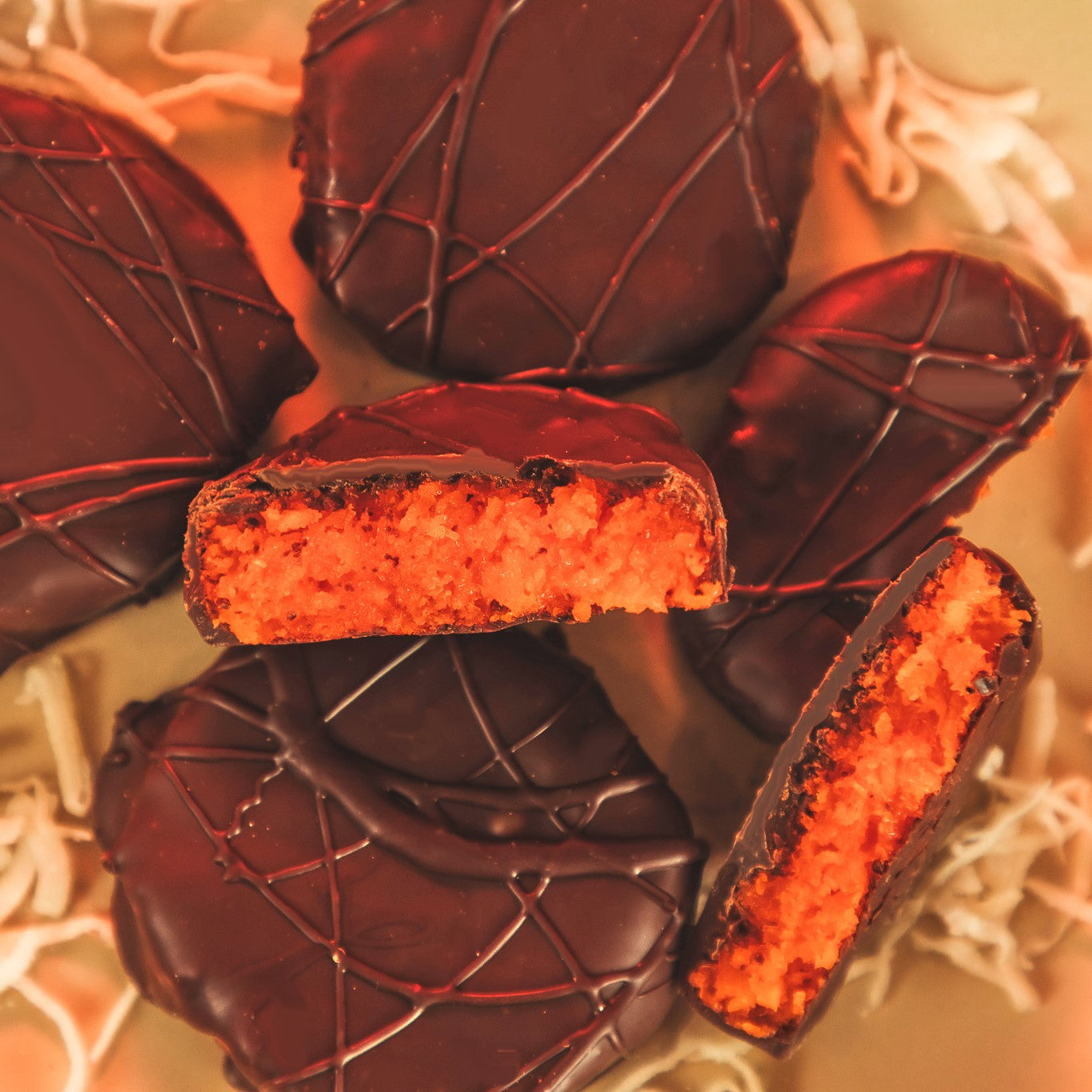 Cocadas cubiertas con Chocolate