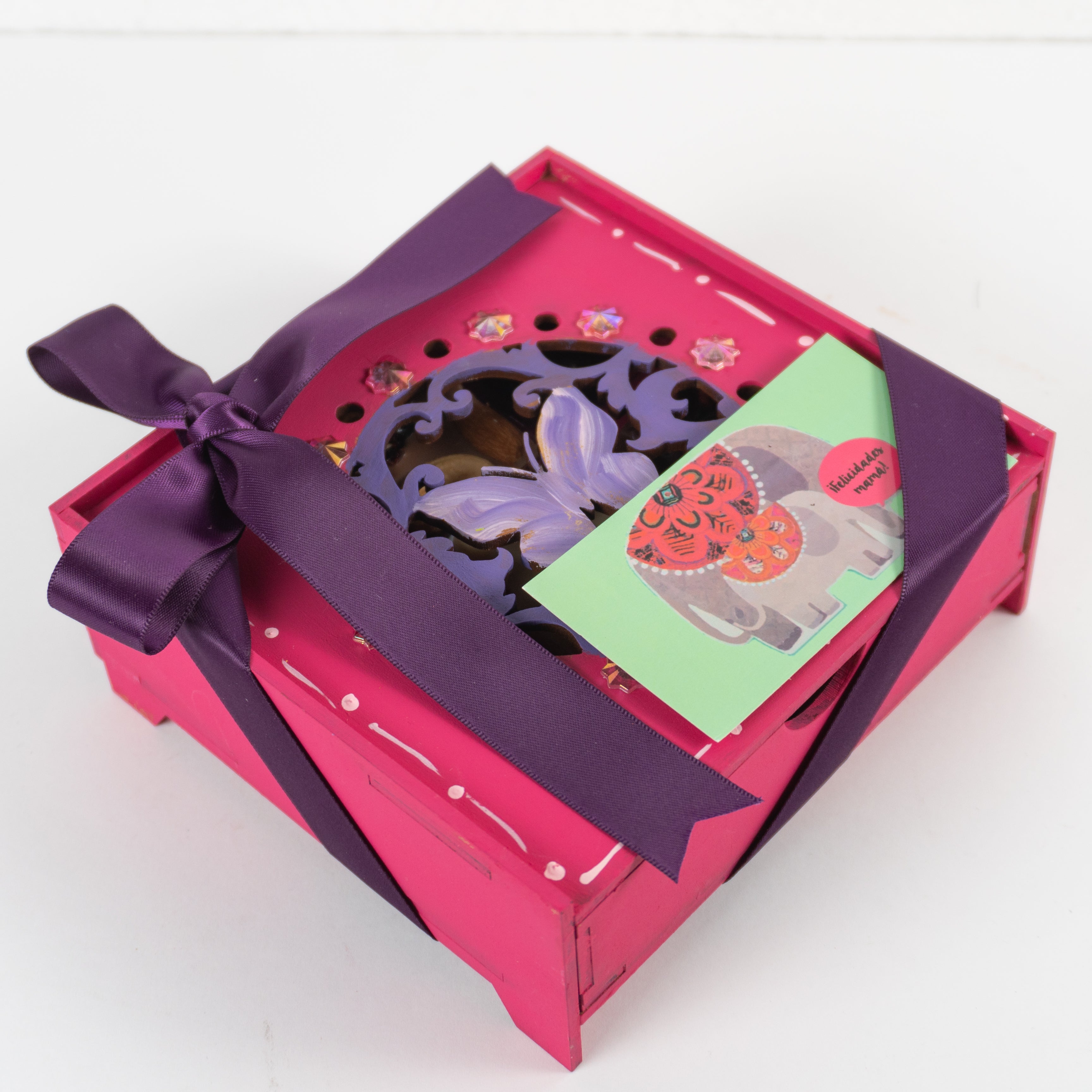 Cajonera Mariposa de 9 Chocolates para Mamá