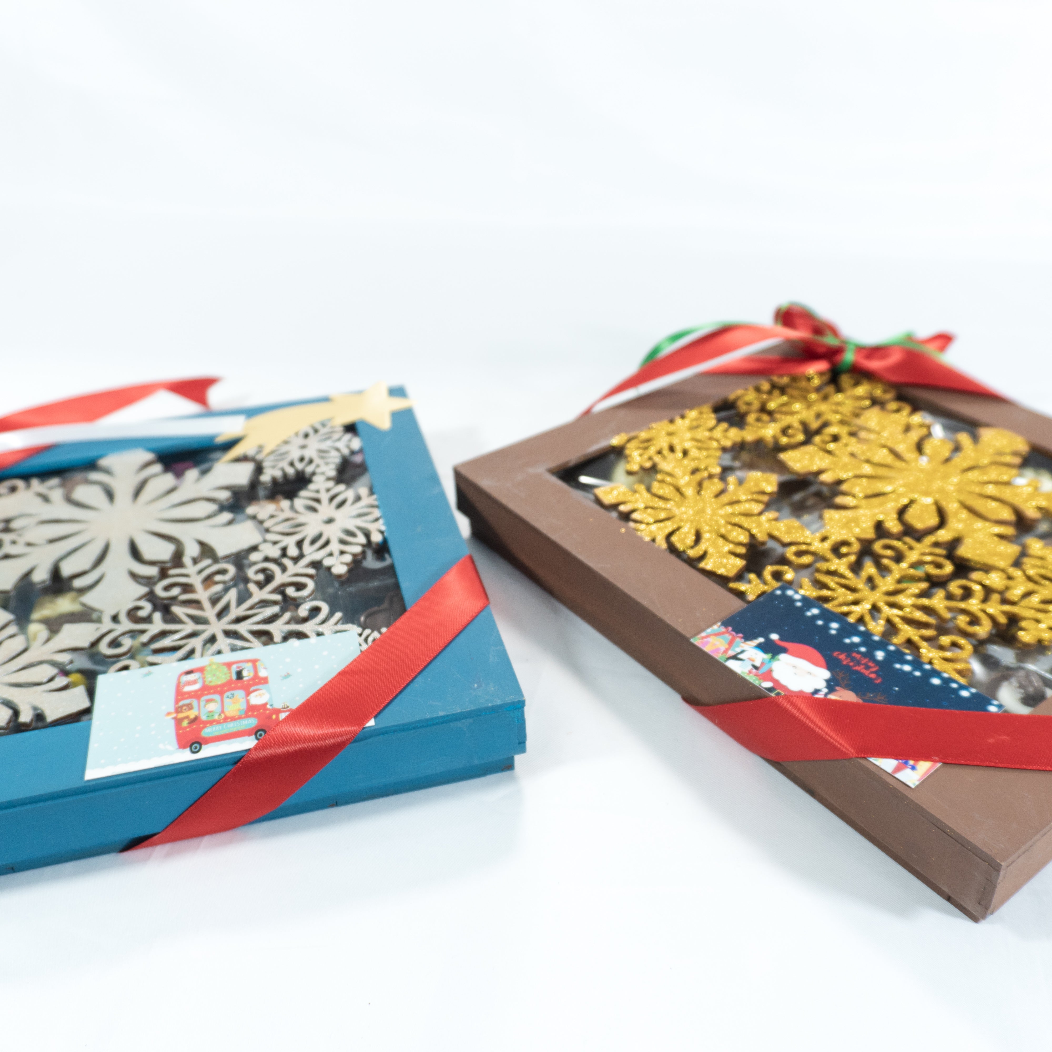 Estuche de Madera Navidad con 30 Chocolates