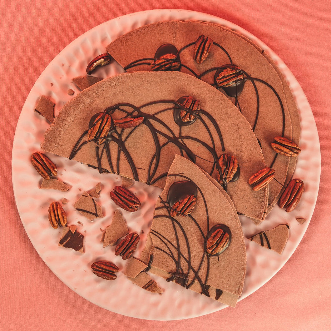 Obleas de Amaranto con Nuez y Chocolate
